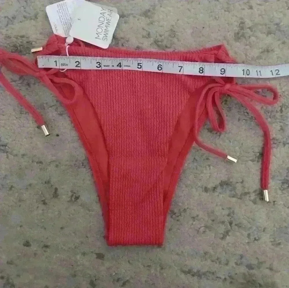 Monday Swimwear Women's Cala Conta Sangria Orange Bottom S
